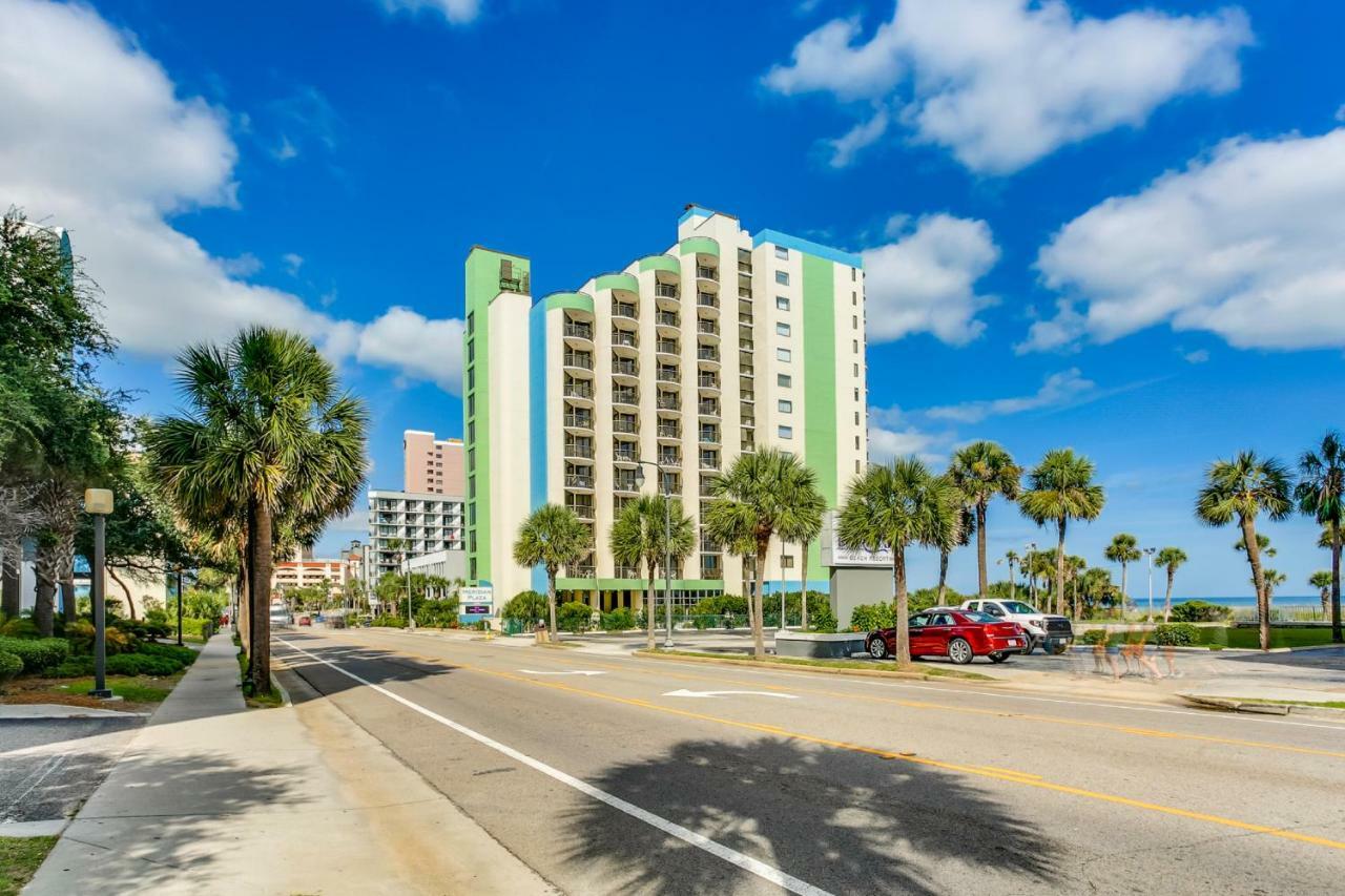 Oceanfront Condo W Balcony King Bed Meridian Plaza Myrtle Beach Exterior foto